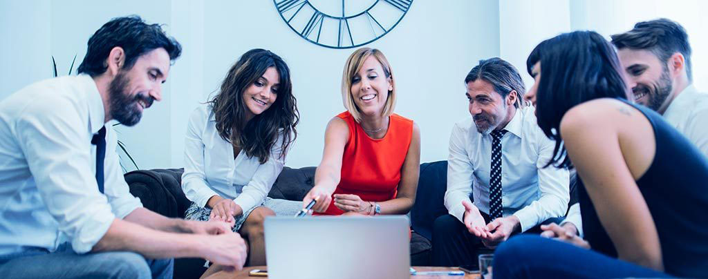 Young Employees During a Business Meeting